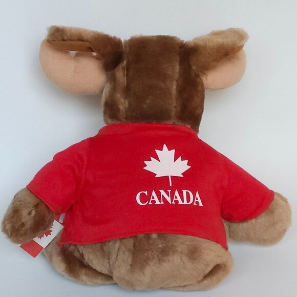 CUTE Moose Stuffed Plush Animal ALGOMA CENTRAL RAILWAY SOUVENIR of CANADA - Picture 4 of 5